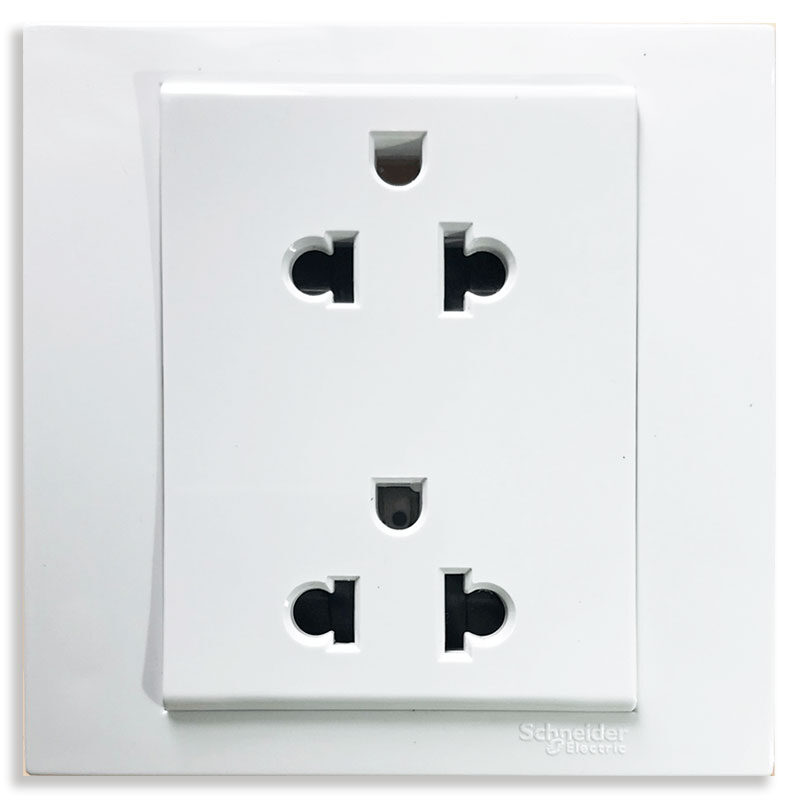 Bộ ổ cắm đôi 3 chấu